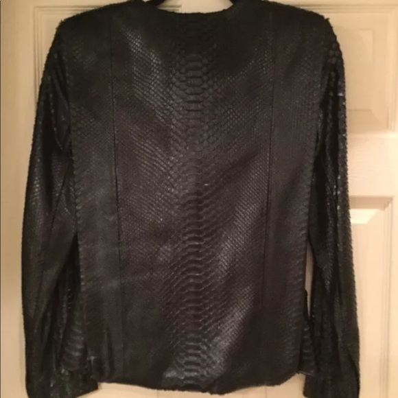 Barbara Bui Black Leather Jacket  Runway  Size 36 - Picture 4 of 8